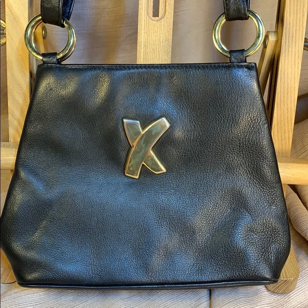 Paloma Picasso Made in Italy leather EVC rare bag